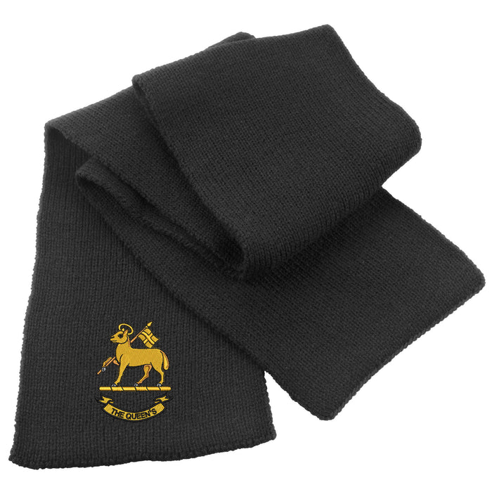 Queen's Royal Regiment Heavy Knit Scarf