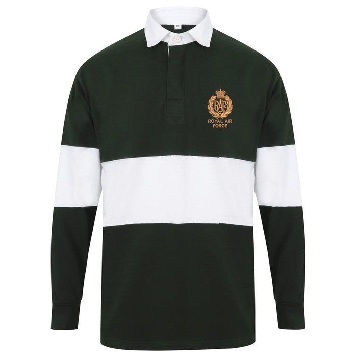 RAF Airmans Long Sleeve Panelled Rugby Shirt