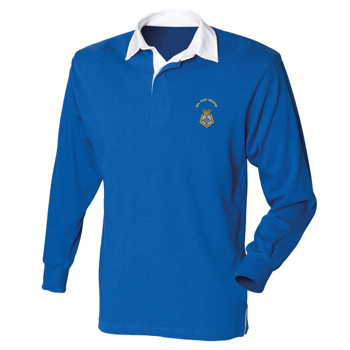 RFA Fort George Long Sleeve Rugby Shirt