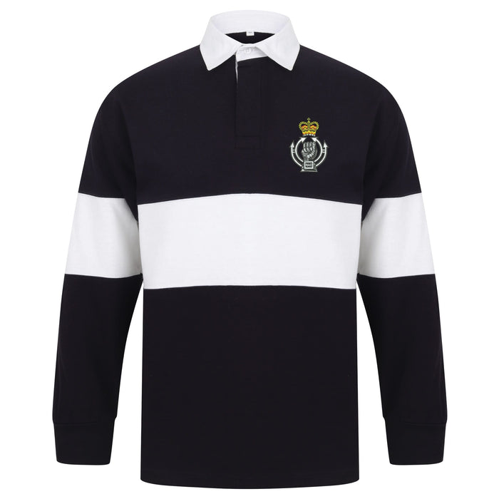 Royal Armoured Corps Long Sleeve Panelled Rugby Shirt
