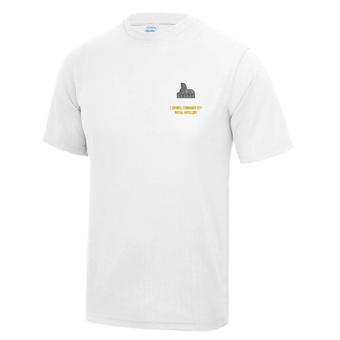 7 (Sphinx) Commando Battery Royal Artillery Polyester T-Shirt