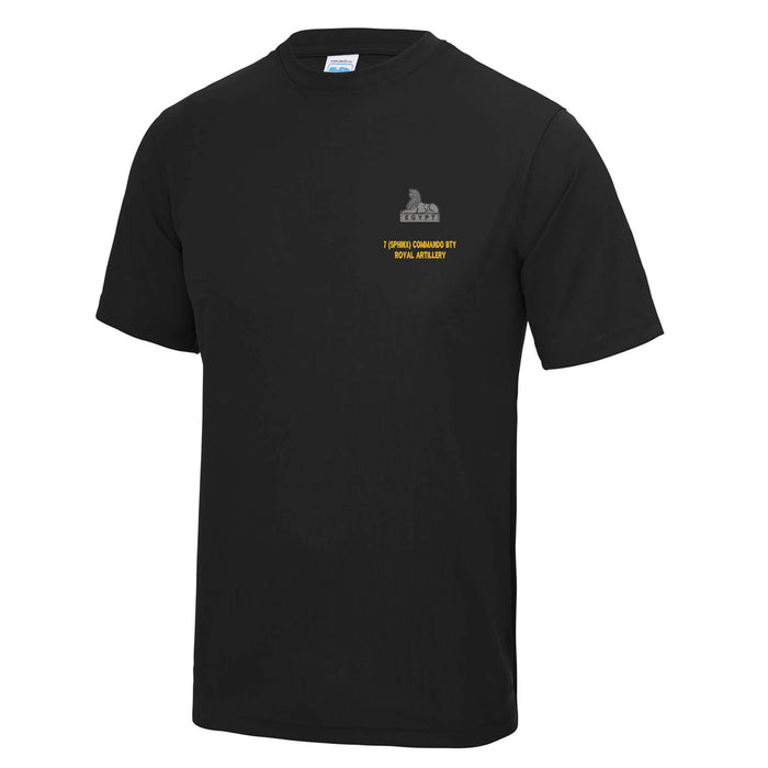 7 (Sphinx) Commando Battery Royal Artillery Polyester T-Shirt