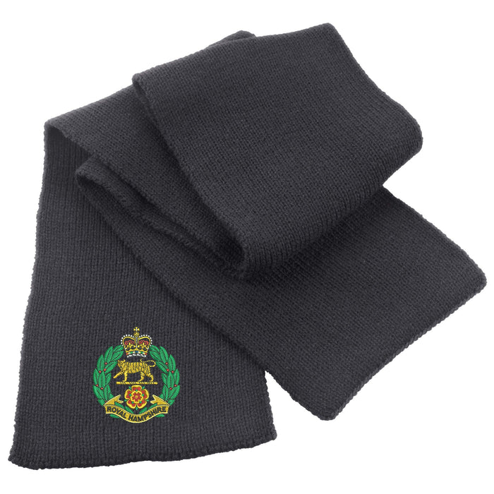 Royal Hampshire Regiment Heavy Knit Scarf