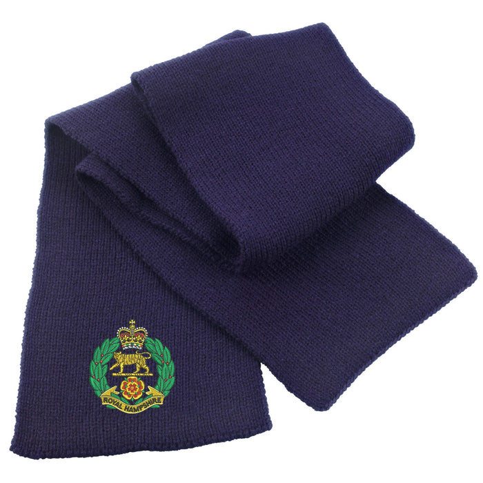 Royal Hampshire Regiment Heavy Knit Scarf