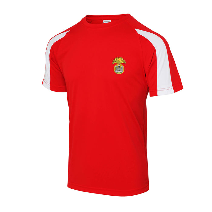 Royal Inniskilling Fusiliers Contrast Polyester T-Shirt