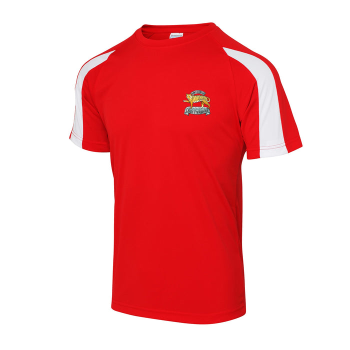 Royal Leicestershire Regiment Contrast Polyester T-Shirt
