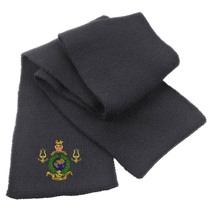 Royal Marines Band Service Heavy Knit Scarf