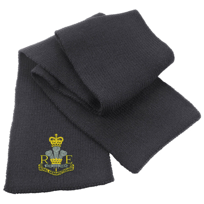 Royal Monmouthshire Royal Engineers Heavy Knit Scarf