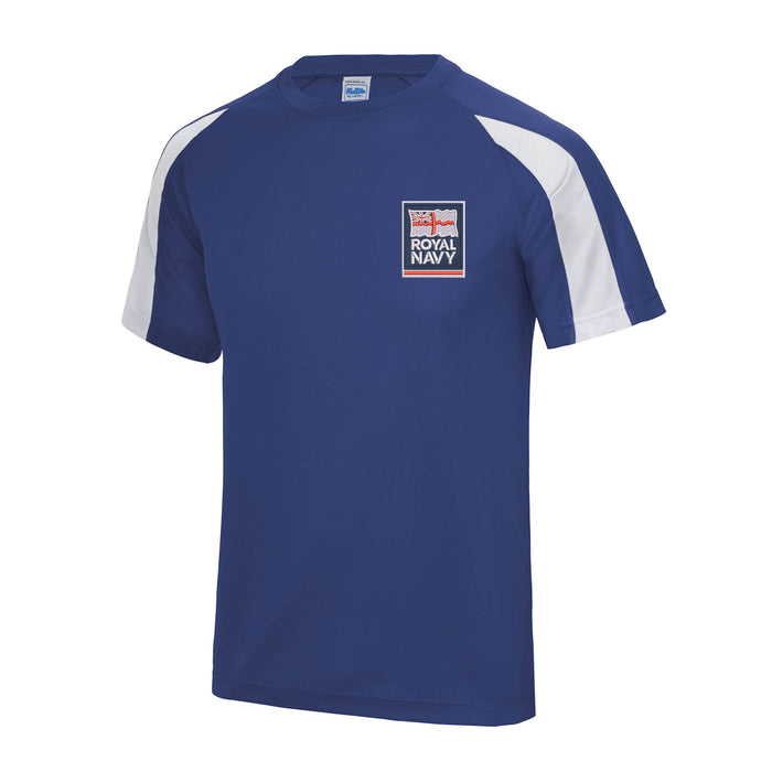 Royal Navy Contrast Polyester T-Shirt