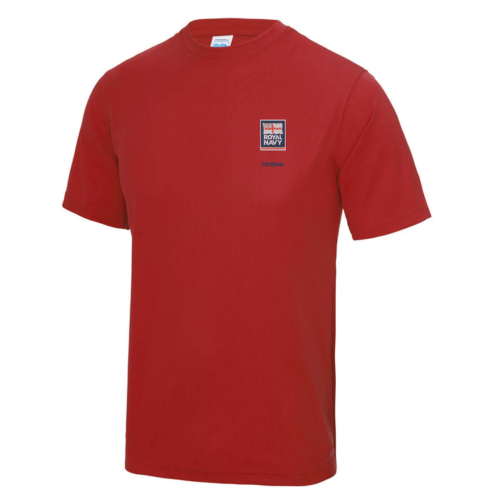 Royal Navy - Flag - Armed Forces Veteran Polyester T-Shirt