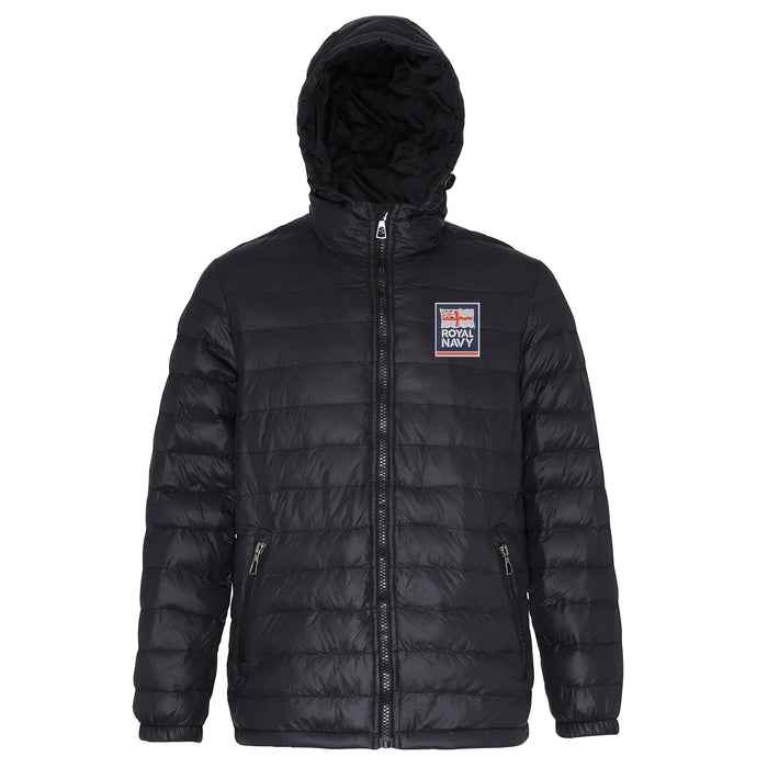 Royal Navy Hooded Contrast Padded Jacket