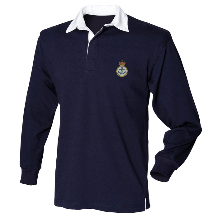 Royal Navy Petty Officer Long Sleeve Rugby Shirt