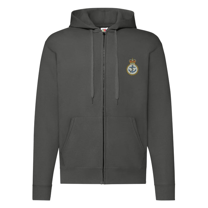 Royal Navy Petty Officer Zipped Hoodie