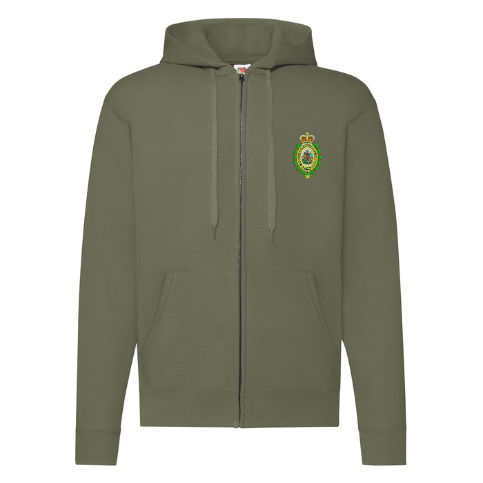 Royal Regiment of Fusiliers Zipped Hoodie