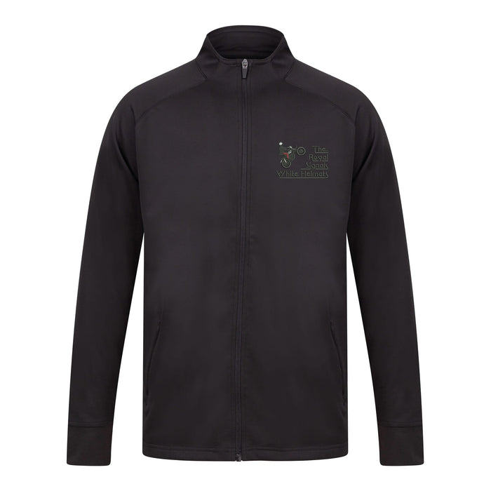 White Helmets Display Team - Royal Signals Knitted Tracksuit Top