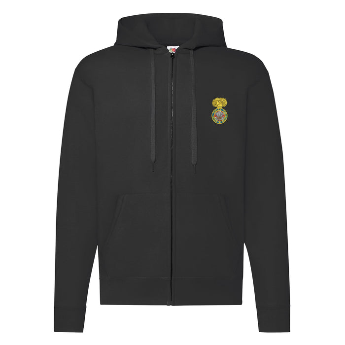 Royal Welch Fusiliers Zipped Hoodie