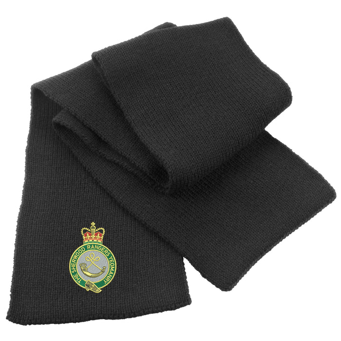 Sherwood Rangers Yeomanry Heavy Knit Scarf