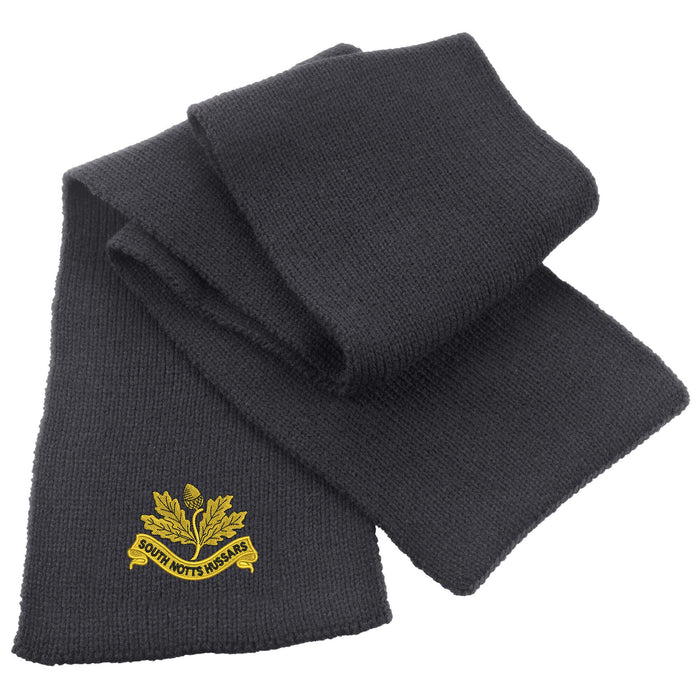 South Nottinghamshire Hussars Heavy Knit Scarf