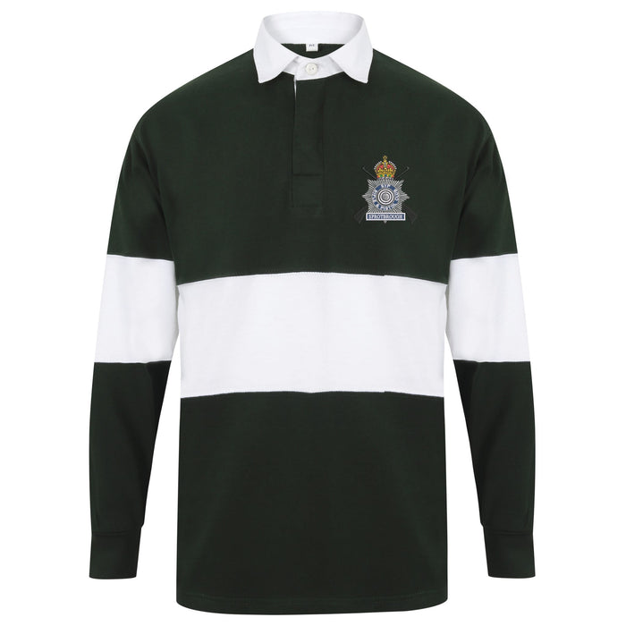 South Yorkshire Police Rifle & Pistol Club Long Sleeve Panelled Rugby Shirt