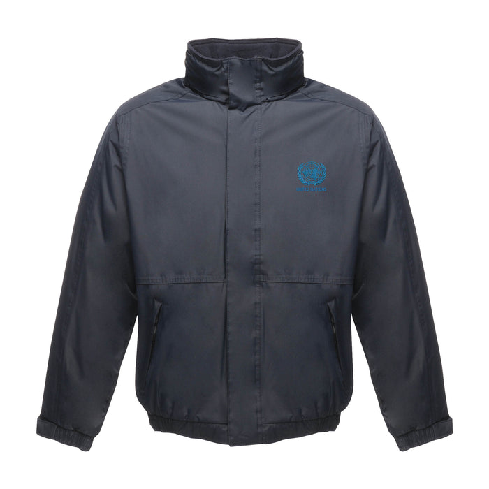 United Nations Waterproof Jacket With Hood
