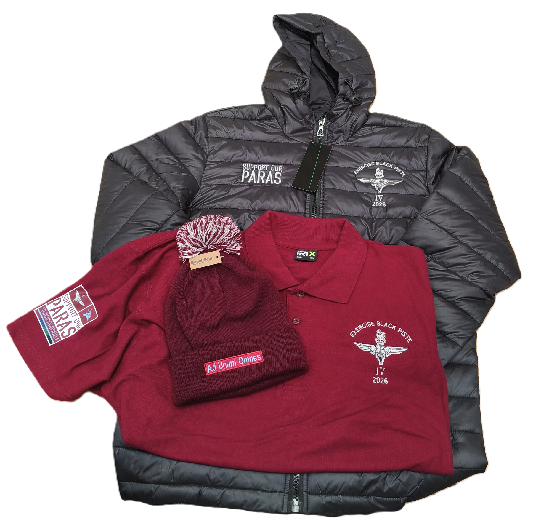 Custom Parachute Regiment Clothing for Ski Trip – Embroidered Military Apparel by The Military Store