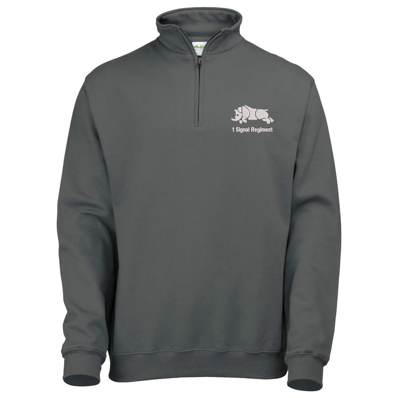 1 Signal Regiment Quarter Zip Sweatshirt