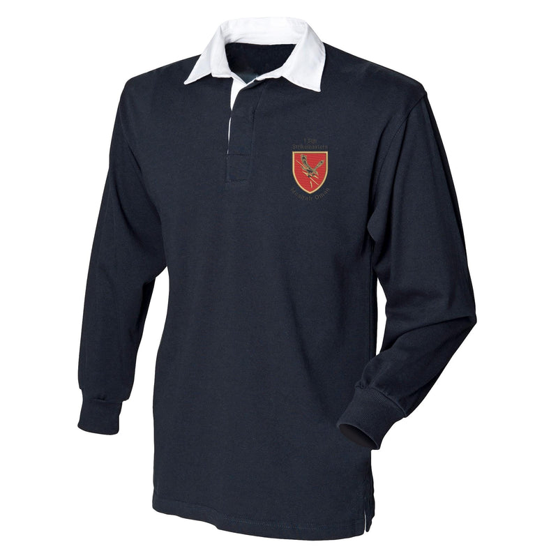 1 Squadron Strikemasters - Masirah Oman Front Row Long Sleeve Rugby Shirt