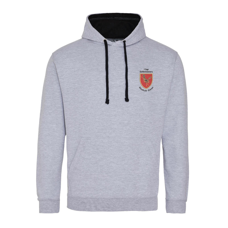 1 Squadron Strikemasters - Masirah Oman Varsity Contrast Hoodie