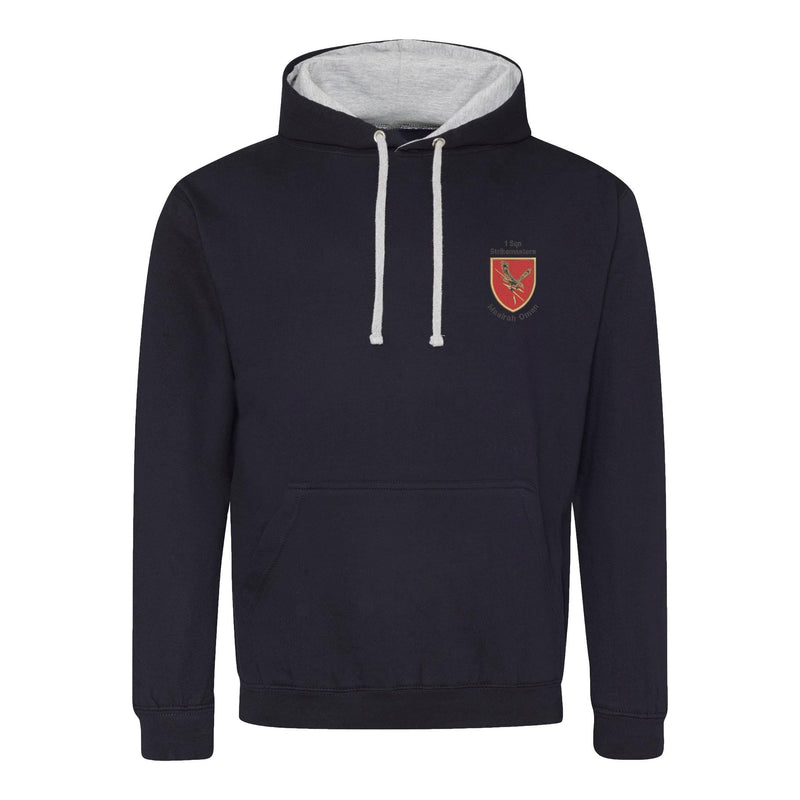 1 Squadron Strikemasters - Masirah Oman Varsity Contrast Hoodie