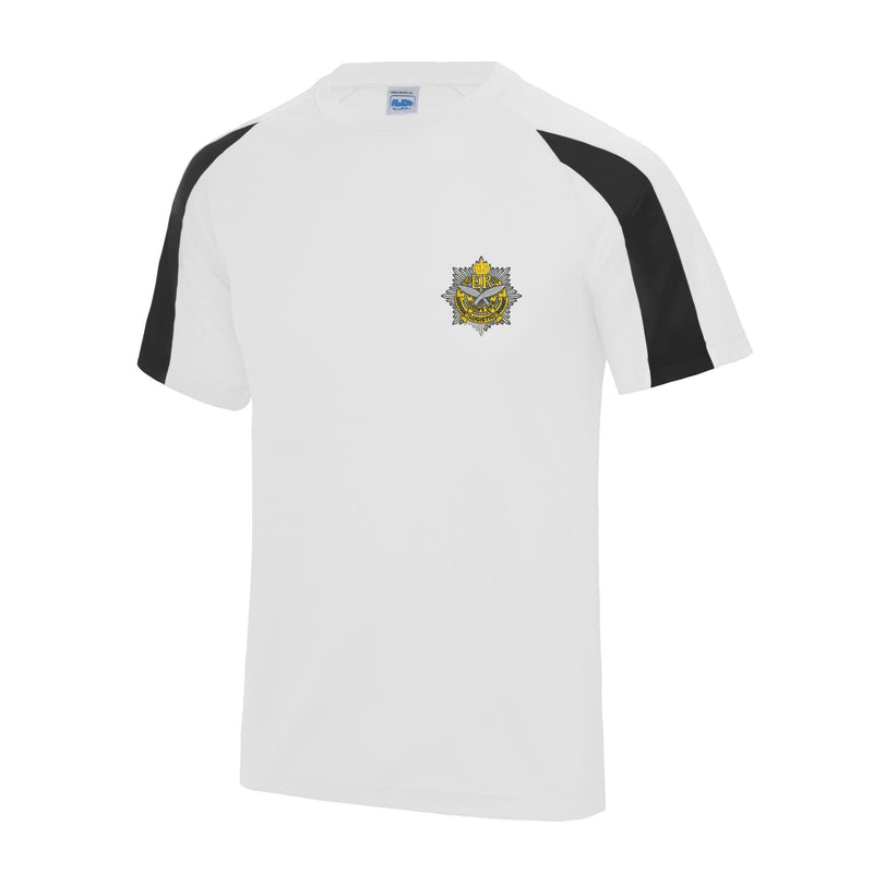 10 Queen's Own Gurkha Logistic Regiment Contrast Polyester T-Shirt