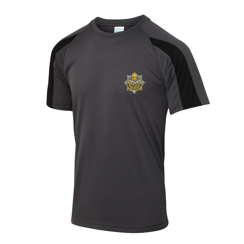 10 Queen's Own Gurkha Logistic Regiment Contrast Polyester T-Shirt