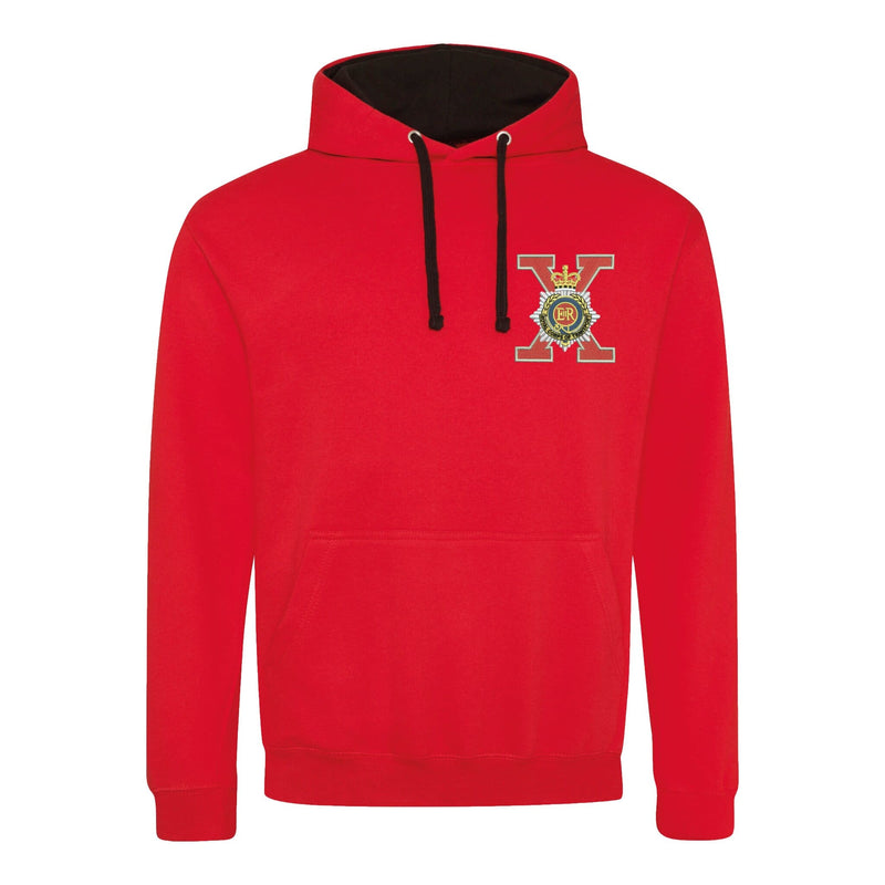 10 Regiment Royal Corps of Transport Varsity Contrast Hoodie