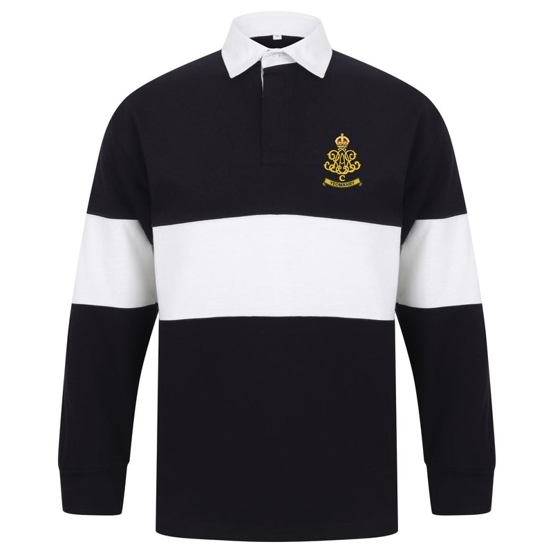 100th Regiment Royal Artillery Long Sleeve Panelled Rugby Shirt
