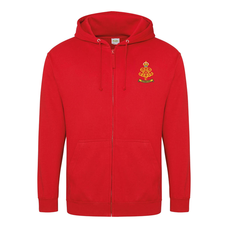 100th Regiment Royal Artillery Zipped Hoodie