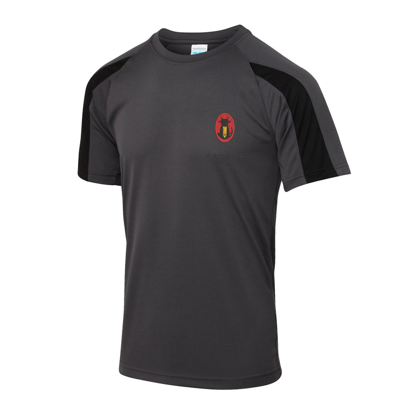 101 Engineer Regiment EOD&S Contrast Polyester T-Shirt