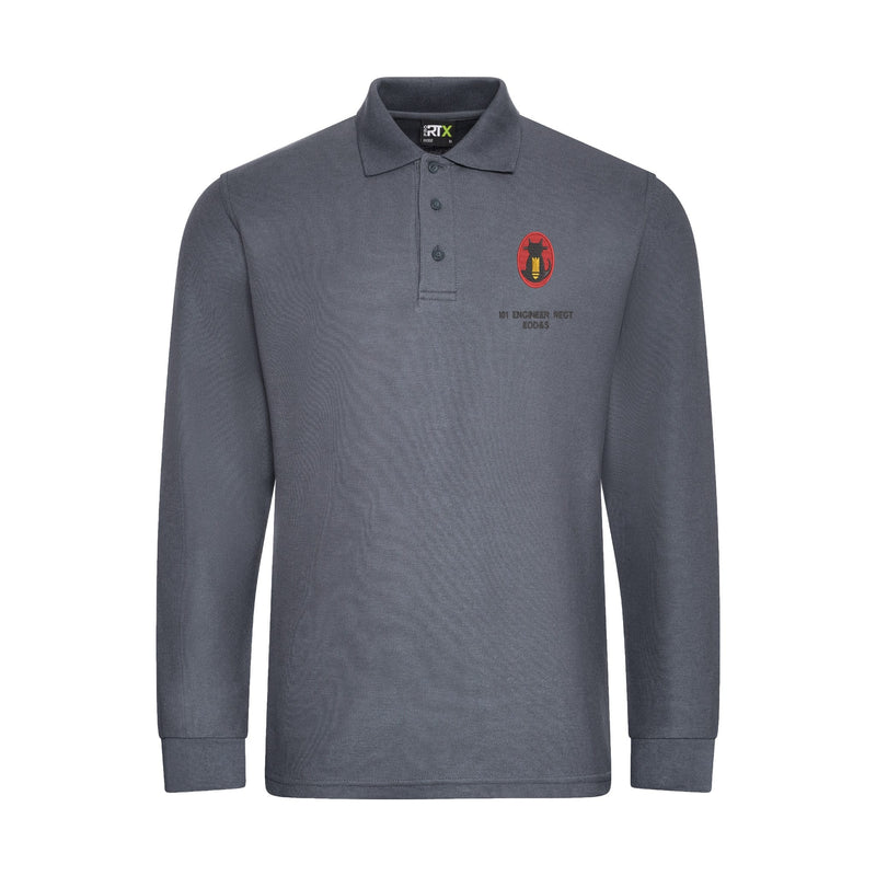 101 Engineer Regiment EOD&S Long Sleeve Polo Shirt