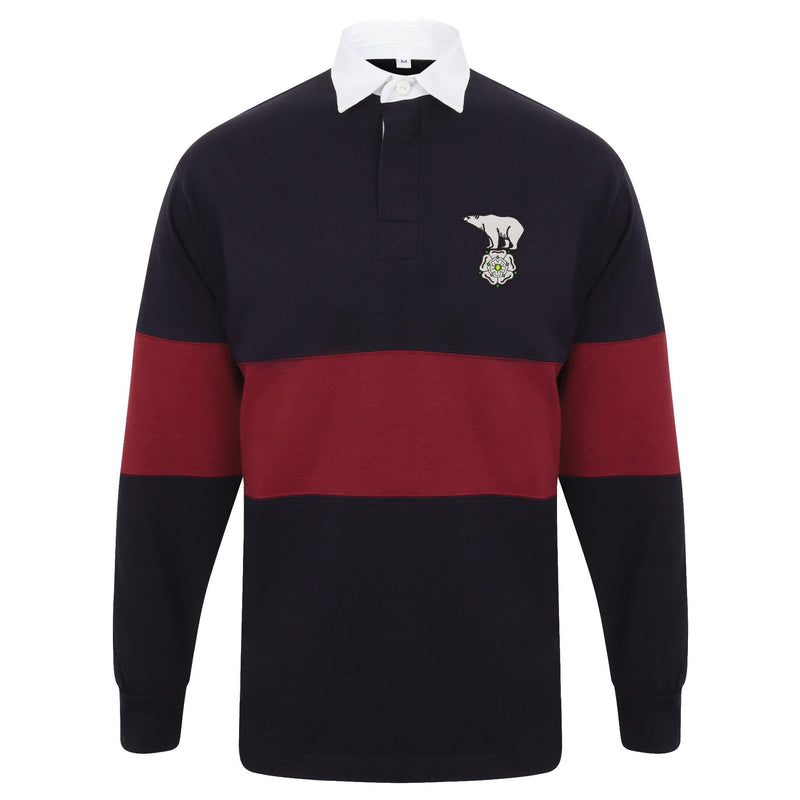 106 Field Squadron Royal Engineers Front Row Long Sleeve Panelled Rugby Shirt