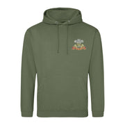 10th Royal Hussars Hoodie Earthy Green