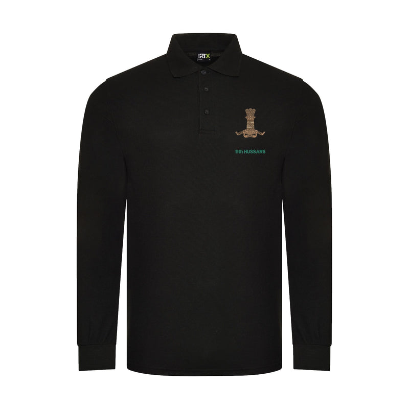 11th Hussars Long Sleeve Polo Shirt