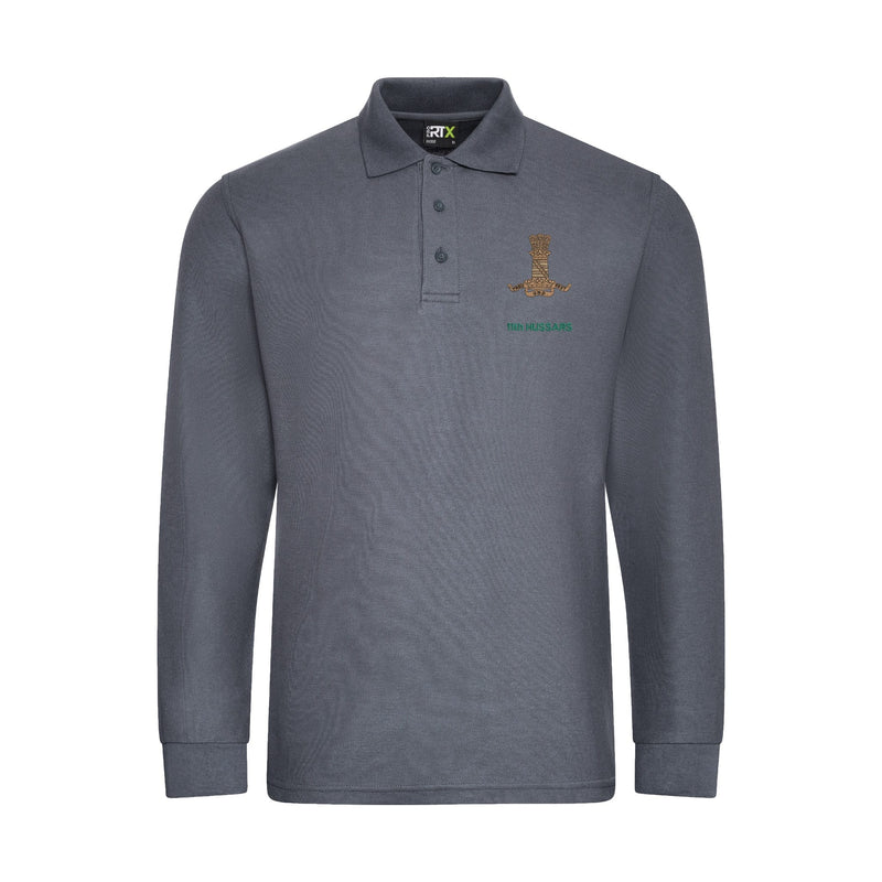 11th Hussars Long Sleeve Polo Shirt