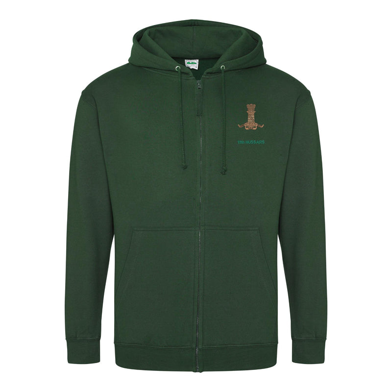 11th Hussars Zipped Hoodie