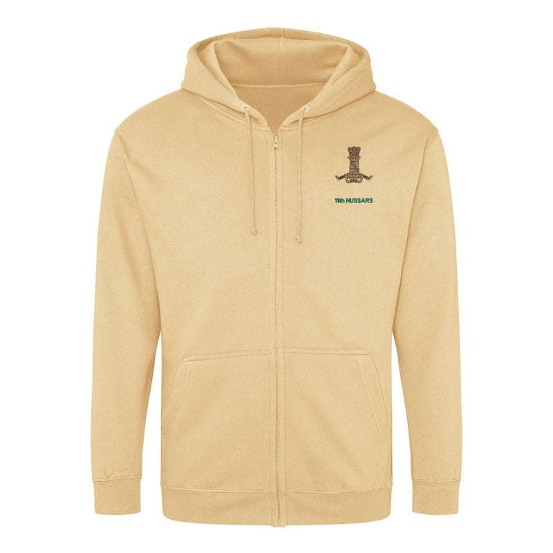 11th Hussars Zipped Hoodie