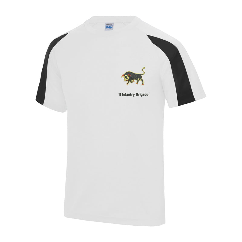 11th Infantry Brigade Contrast Polyester T-Shirt