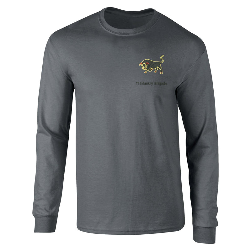 11th Infantry Brigade & HQ South East Long Sleeve T-Shirt