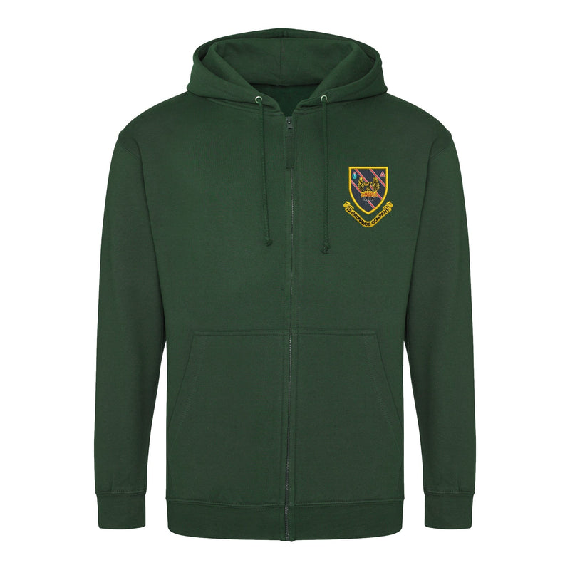12 Ordnance Company Zipped Hoodie