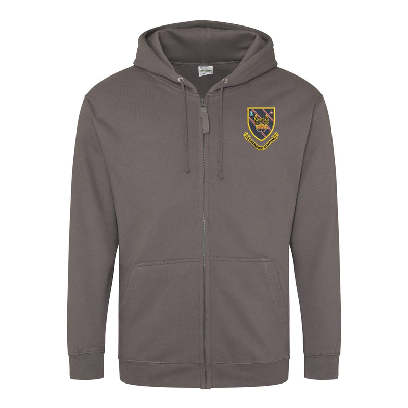 12 Ordnance Company Zipped Hoodie