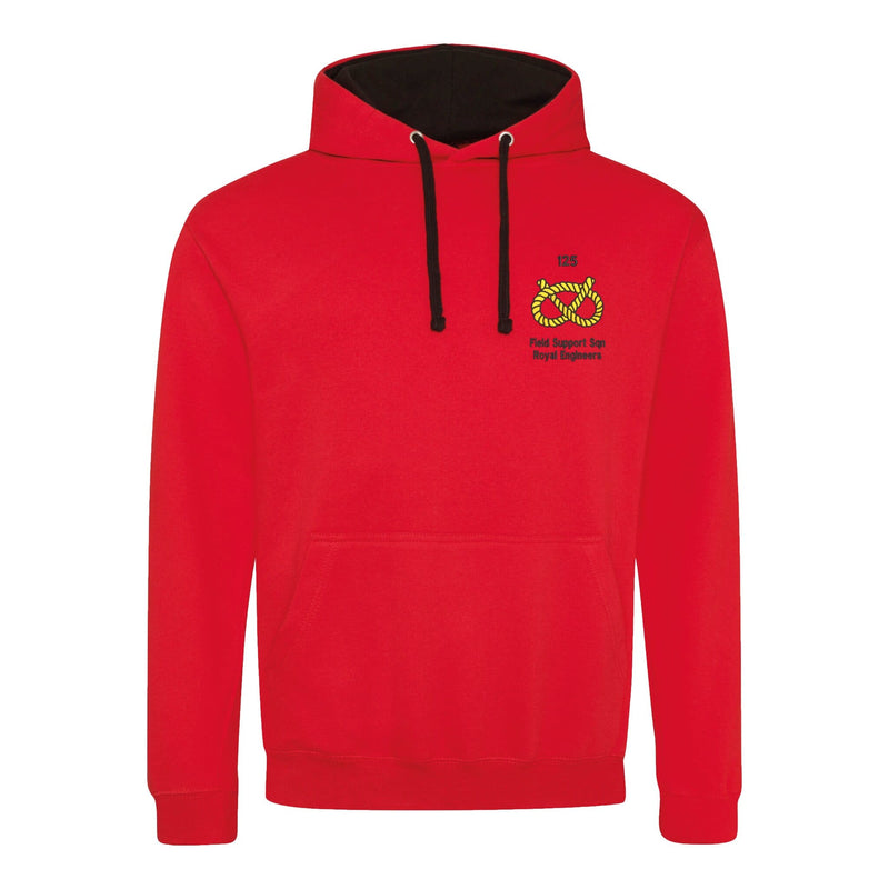 125 (Staffordshire) Field Support Squadron Royal Engineers Varsity Contrast Hoodie