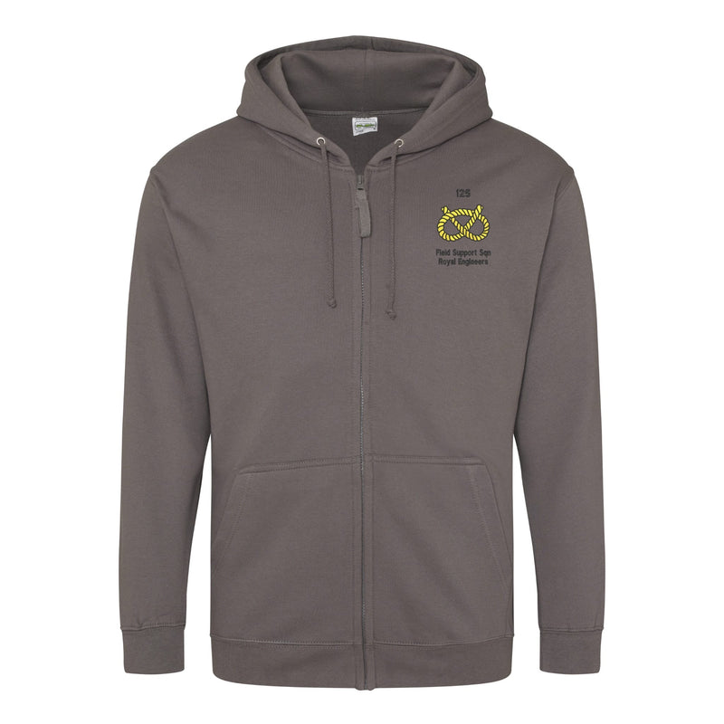 125 (Staffordshire) Field Support Squadron Royal Engineers Zipped Hoodie