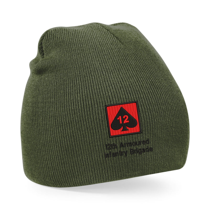 12th Armoured Infantry Brigade Beanie Hat