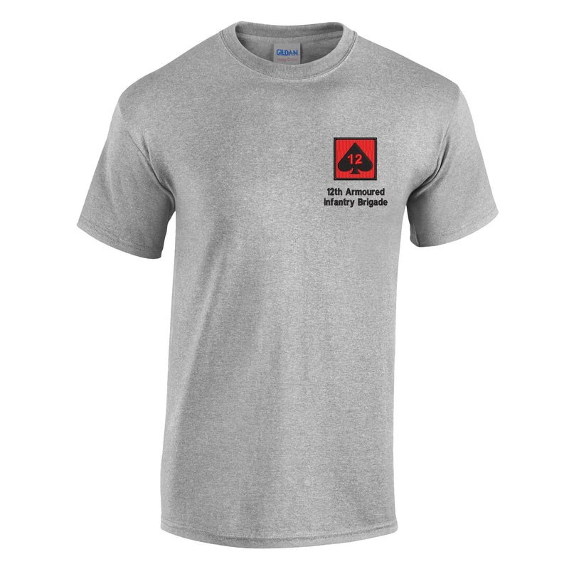 12th Armoured Infantry Brigade Cotton T-Shirt